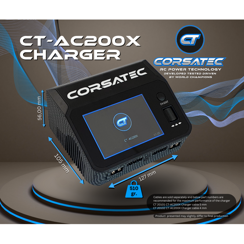 Corsatec Dual Pro charger AC/DC - US - CORSATEC - CT20002