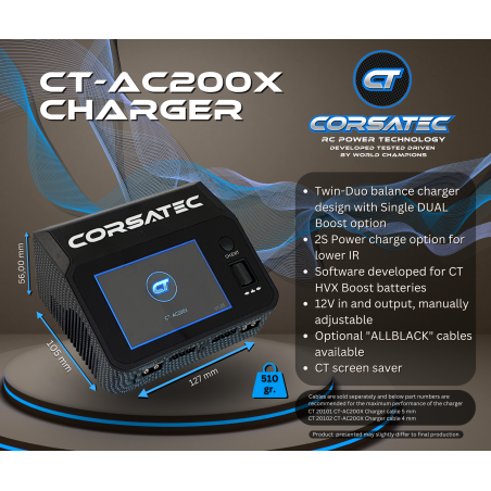 Corsatec Dual Pro charger AC/DC - US - CORSATEC - CT20002