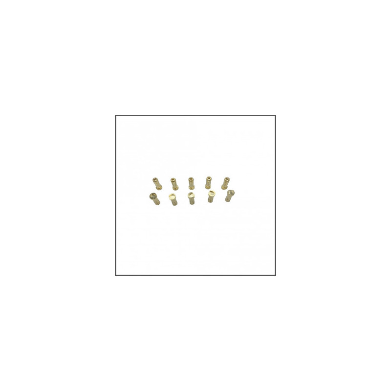 Corsatec 5mm plugs flat 10pcs - CORSATEC - CT60024